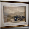 A19. ”Jacobs Well” hand colored lithograph by David Roberts. Print: 15”h x 21”w Frame: 24” x 31” 